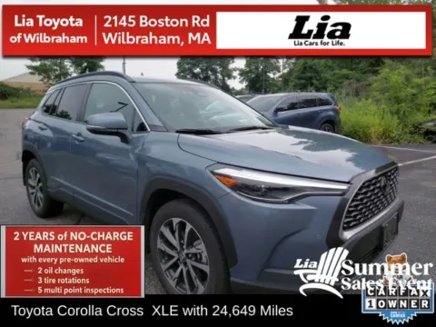 Gray 2023 Toyota Corolla Cross XLE for sale in Wilbraham, MA