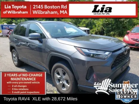 Gray 2024 Toyota RAV4 XLE for sale in Wilbraham, MA