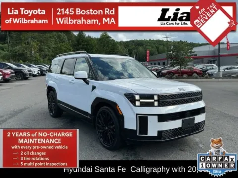 White 2025 Hyundai Santa Fe Calligraphy for sale in Wilbraham, MA