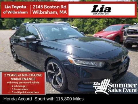 Black 2019 Honda Accord Sport 2.0T for sale in Wilbraham, MA