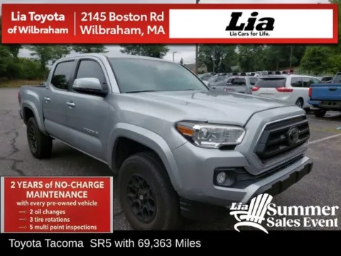Silver 2022 Toyota Tacoma SR5 for sale in Wilbraham, MA