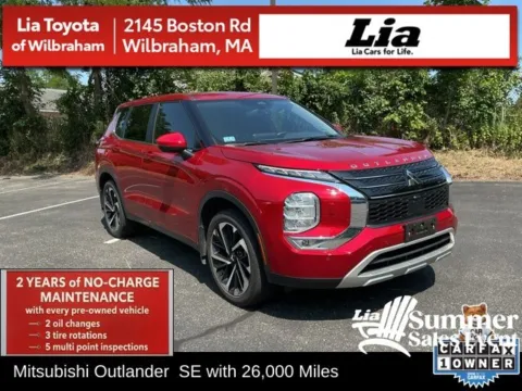 Red 2024 Mitsubishi Outlander SE for sale in Wilbraham, MA