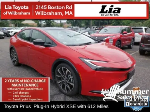 Red 2026 Toyota Prius Plug-In Hybrid XSE for sale in Wilbraham, MA