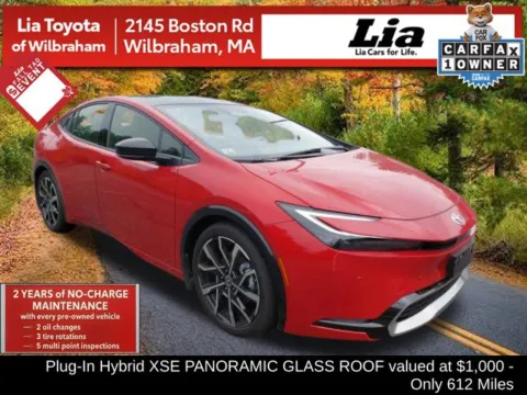 Red 2026 Toyota Prius Plug-In Hybrid XSE for sale in Wilbraham, MA