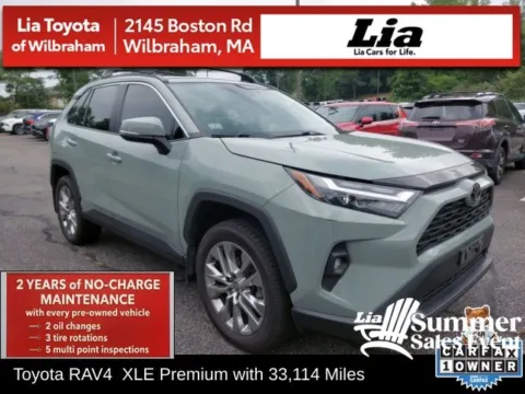 Gray 2023 Toyota RAV4 XLE Premium for sale in Wilbraham, MA