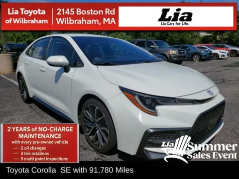 White 2020 Toyota Corolla SE for sale in Wilbraham, MA
