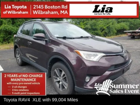 Black 2017 Toyota RAV4 XLE for sale in Wilbraham, MA
