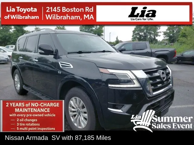 Black 2021 Nissan Armada SV for sale in Wilbraham, MA
