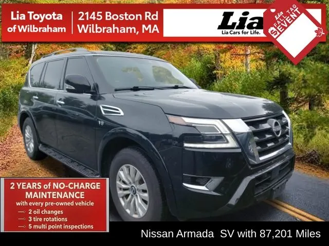 Black 2021 Nissan Armada SV for sale in Wilbraham, MA
