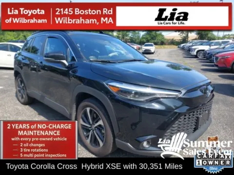 Black 2024 Toyota Corolla Cross Hybrid XSE for sale in Wilbraham, MA