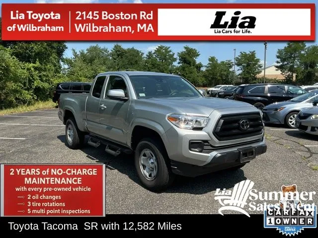 Silver 2023 Toyota Tacoma SR for sale in Wilbraham, MA