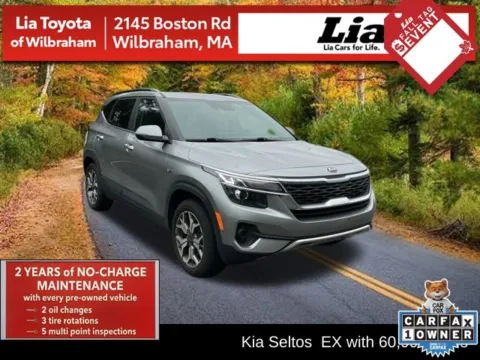 Gray 2021 Kia Seltos EX for sale in Wilbraham, MA