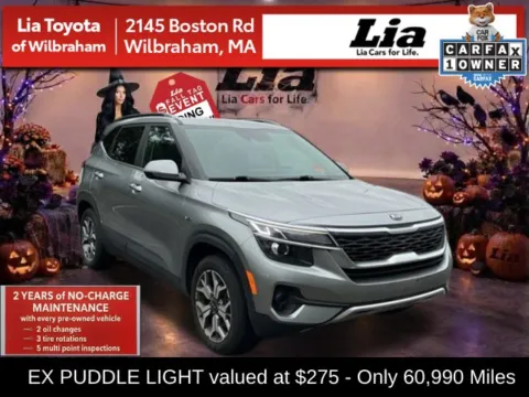Gray 2021 Kia Seltos EX for sale in Wilbraham, MA