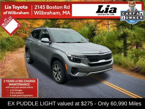 Gray 2021 Kia Seltos EX for sale in Wilbraham, MA