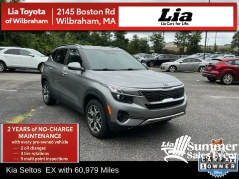 Gray 2021 Kia Seltos EX for sale in Wilbraham, MA