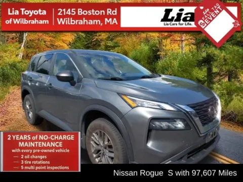 Gray 2021 Nissan Rogue S for sale in Wilbraham, MA