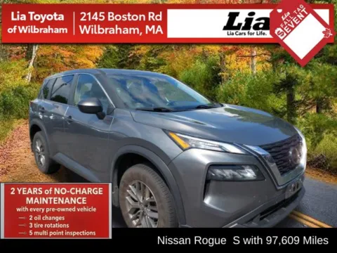 Gray 2021 Nissan Rogue S for sale in Wilbraham, MA