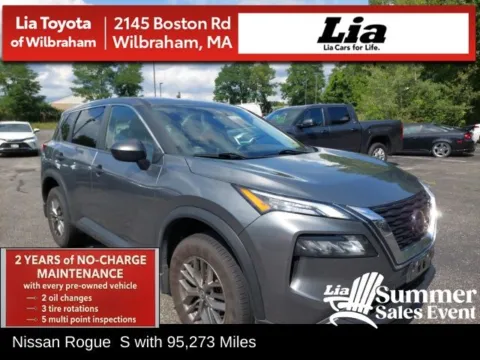 Gray 2021 Nissan Rogue S for sale in Wilbraham, MA