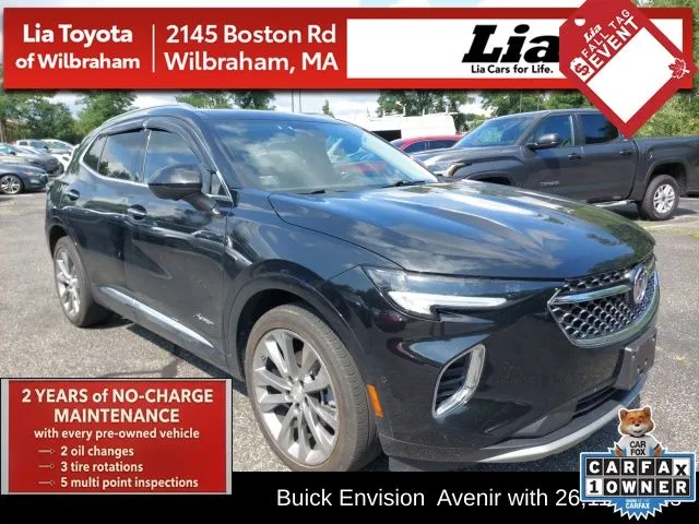 Black 2021 Buick Envision Avenir for sale in Wilbraham, MA