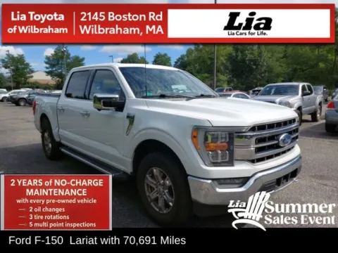 White 2023 Ford F-150 Lariat for sale in Wilbraham, MA
