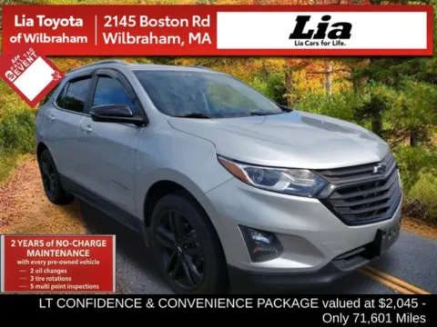 Silver 2021 Chevrolet Equinox LT for sale in Wilbraham, MA