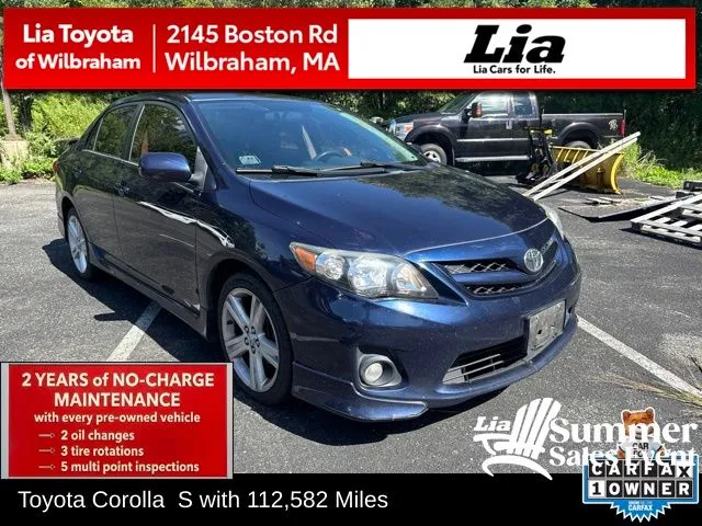 2013 Toyota Corolla S for sale in Wilbraham, MA
