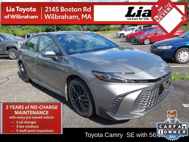 Gray 2025 Toyota Camry SE for sale in Wilbraham, MA