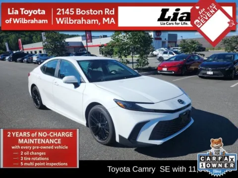 White 2025 Toyota Camry SE for sale in Wilbraham, MA