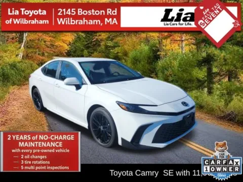 White 2025 Toyota Camry SE for sale in Wilbraham, MA