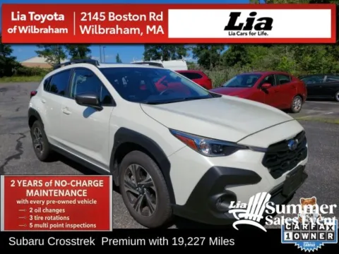 White 2024 Subaru Crosstrek Premium for sale in Wilbraham, MA