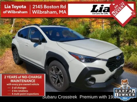 White 2024 Subaru Crosstrek Premium for sale in Wilbraham, MA