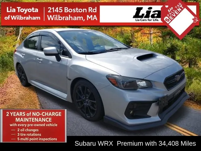 Silver 2021 Subaru WRX Premium for sale in Wilbraham, MA