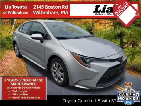 Silver 2024 Toyota Corolla LE for sale in Wilbraham, MA