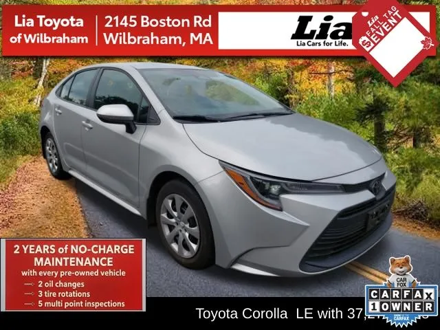 Silver 2024 Toyota Corolla LE for sale in Wilbraham, MA