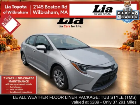 Silver 2024 Toyota Corolla LE for sale in Wilbraham, MA