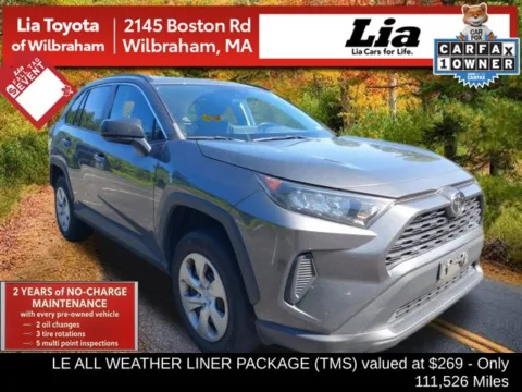 Gray 2021 Toyota RAV4 LE for sale in Wilbraham, MA