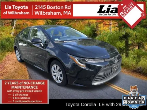 Black 2024 Toyota Corolla LE for sale in Wilbraham, MA