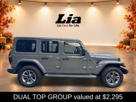 Photos of 2018 Jeep Wrangler Unlimited Sahara for sale in Wilbraham, MA at Lia Toyota of Wilbraham