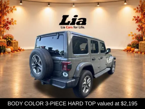 Another view of 2018 Jeep Wrangler Unlimited Sahara for sale in Wilbraham, MA at Lia Toyota of Wilbraham