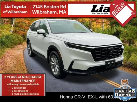 White 2023 Honda CR-V EX-L for sale in Wilbraham, MA