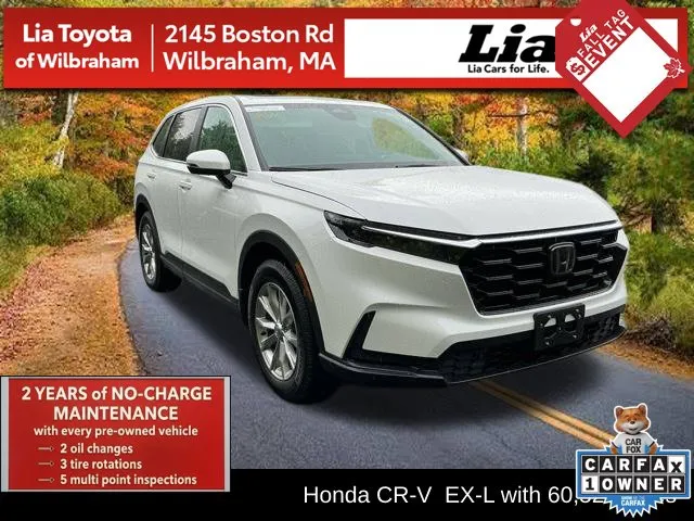 White 2023 Honda CR-V EX-L for sale in Wilbraham, MA