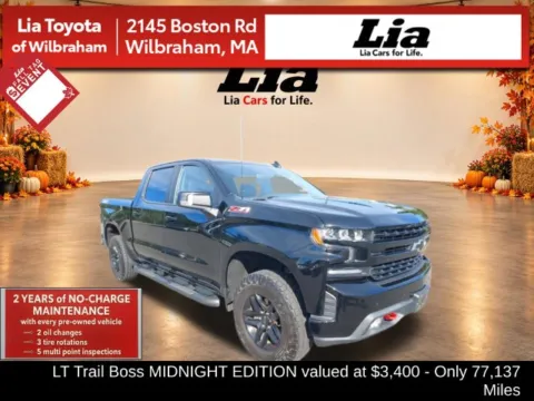 Black 2020 Chevrolet Silverado 1500 LT Trail Boss for sale in Wilbraham, MA