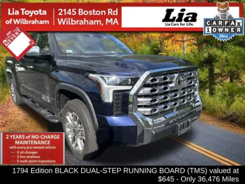 Blue 2023 Toyota Tundra 1794 for sale in Wilbraham, MA