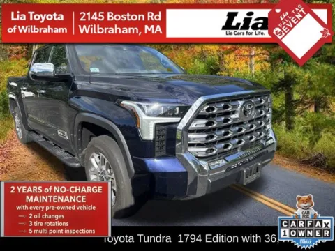 Blue 2023 Toyota Tundra 1794 for sale in Wilbraham, MA