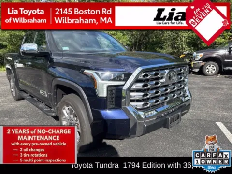 Blue 2023 Toyota Tundra 1794 for sale in Wilbraham, MA