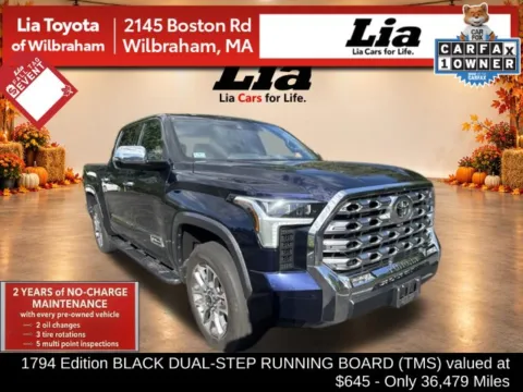 Blue 2023 Toyota Tundra 1794 for sale in Wilbraham, MA