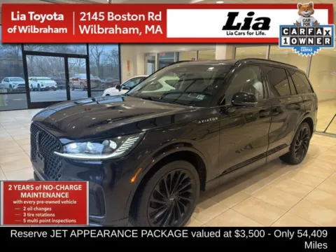 Black 2025 Lincoln Aviator Reserve for sale in Wilbraham, MA