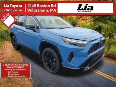 Black 2025 Toyota RAV4 Hybrid XSE for sale in Wilbraham, MA