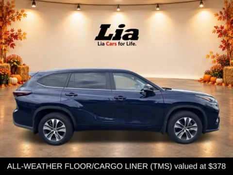 Photos of 2025 Toyota Highlander XLE for sale in Wilbraham, MA at Lia Toyota of Wilbraham
