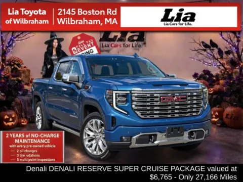 Blue 2024 GMC Sierra 1500 Denali for sale in Wilbraham, MA